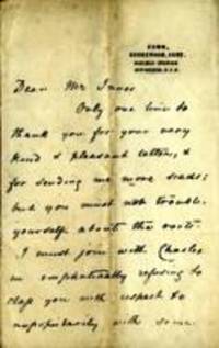 Letter from Emma Darwin to John Brodie Innes
