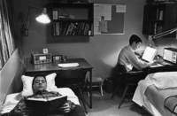 CIT students study in their dorm room