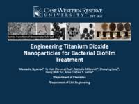 Engineering Titanium Dioxide Nanoparticles for Bacterial Biofilm Treatment