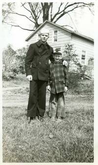 Photograph of Billy and Dick Louis, May 1945