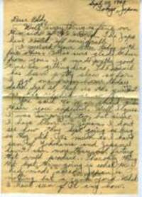 Letter from Leonard Koch to Edwin Hajadorn, 30 September 1945