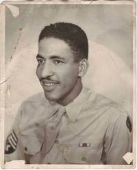 Portrait of Sergeant Joseph Pyles in Uniform, Fort Huachuca, Arizona,1943
