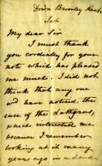 Letter from Charles Darwin to Charles Kingsley, 13877