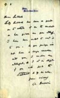 Letter from Charles Darwin to John Lubbock, 8283