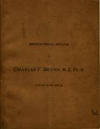 Brush, Charles F. Biographical Sketches, 1930-1941
