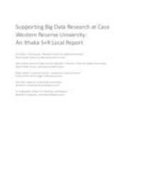 Supporting Big Data Research at Case Western Reserve University