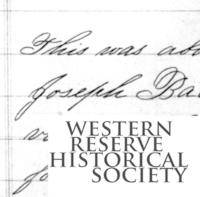 Western Reserve Historical Society Manuscript Collections