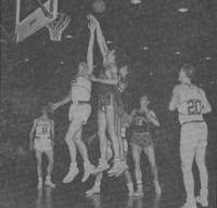 Dick Howard fights for rebound