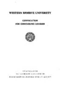 Western Reserve University Convocation for Conferring Degrees, 9/15/1948