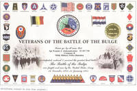 Veterans of the Battle of the Bulge Certificate, 1990