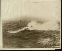 Remarkable Photo of U-boat Submerging