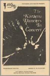 The Karamu dancers in concert
