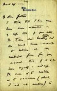 Letter from Charles Darwin to Francis Galton, 8258