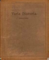 Varia Historia 1901