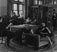 Students relax in Mather House
