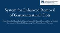 System for Enhanced Removal of Gastrointestinal Clots