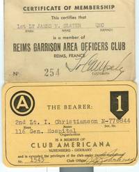 Club Membership Cards